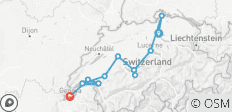  De Zurich à Genève - 7 jours - 14 destinations 