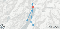  Lo más destacado del senderismo en el Lago de Garda (8 días) - 8 destinos 
