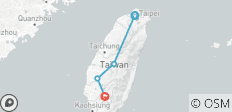  5 jours - Circuit en petit groupe des hauts lieux de Taïwan (max. 16) | Taïwan Chine Package Adventure - 4 destinations 
