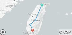  5 jours - Circuit en petit groupe des hauts lieux de Taïwan (max. 16) | Taïwan Chine Package Adventure - 4 destinations 