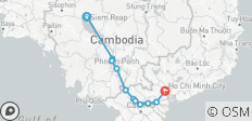  Zauberhafter Mekong und Siem Reap 2026-2027|2027-2028 - 11 Tage (von Siem Reap bis Ho Chi Minh Stadt) - 11 Destinationen 