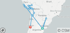  Grand South American Journey - 22 destinations 