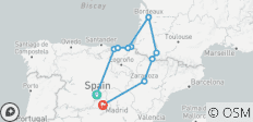  País Vasco con Lourdes desde Madrid (from Segovia to Madrid) - 10 destinos 
