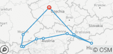  Central European Ring (10 destinations) - 10 destinations 