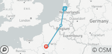  Amsterdam &amp; Parijs (van Amsterdam naar Versailles) - 7 bestemmingen 