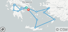  Athens, Peloponnese and the Beautiful Aegean Ext - 16 destinations 