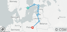  Baltische hoofdsteden (11 bestemmingen) - 11 bestemmingen 