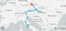  Classical Italy and Eastern Capitals (10 destinations) - 10 destinations 