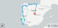  Heel Portugal en Noord-Spanje (16 bestemmingen) - 16 bestemmingen 