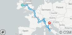  Atravesar Europa (24 destinations) - 24 destinos 