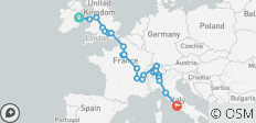  Crossing Europe end Rome - 32 destinations 