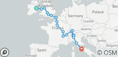  Cruzando Europa hasta Roma (21 destinations) - 21 destinos 