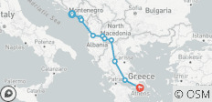  Dubrovnik and Athens (including Bitola) - 10 destinations 