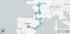  Frankreich und Spanien (einschließlich Beynac) - 23 Destinationen 