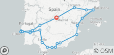  Great Iberian Route (23 destinations) - 23 destinations 