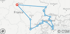  Francia y Suiza con la Alsacia encantada (including Friburgo) - 19 destinos 