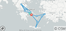  Greece and Greek Islands Cruise Ext - 15 destinations 