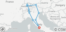 Italia y Suiza ROT (11 destinations) - 11 destinos 