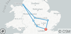  L\'essentiel de l\'Angleterre avec Londres - 7 destinations 