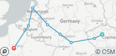  De Prague à Paris (8 destinations) - 8 destinations 