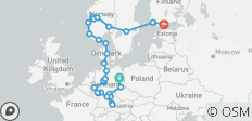  Duitsland en Scandinavië eind Helsinki (38 bestemmingen) - 38 bestemmingen 