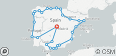  Grote Iberische rondreis (27 bestemmingen) - 27 bestemmingen 
