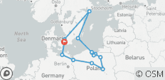  Scandinavische parels &amp; Polen – eindpunt Kopenhagen - 14 bestemmingen 