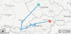  Prague, Munich and Austria - 9 destinations 