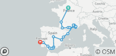  París, Lourdes, Costa Azul, Provenza con España y Lisboa (20 destinations) - 20 destinos 