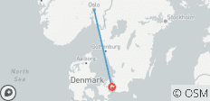  Oslo et Copenhague - 2 destinations 