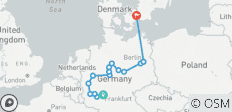  Duitse Trek eind Kopenhagen - 16 bestemmingen 