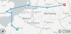  Paris and European Capitals - 9 destinations 