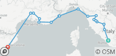  Rom, Toskana, Côte d Azur, Provence und Barcelona (17 Destinationen) - 17 Destinationen 