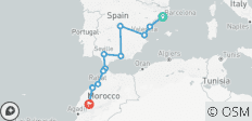  Spanje en Magisch Marokko einde Marrakesh (11 bestemmingen) - 11 bestemmingen 
