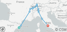  Spanien, Schweiz und Rom (14 Destinationen) - 14 Destinationen 