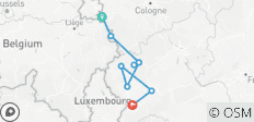  Aachen - Trier Cycle Route - 9 destinations 