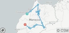 6-Day Private Tour to Marrakech via Chefchaouen &amp; Desert From Casablanca - 18 destinations 