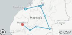  Marokkos Highlights erwandern - 9 Destinationen 