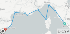  Mediterranean Rivieras: Rome to Barcelona - 10 destinations 