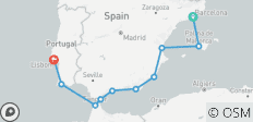  Iberische und marokkanische Wunder: Spanien bis Portugal - 10 Destinationen 