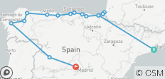  Nord de l\'Espagne 10 jours - 16 destinations 