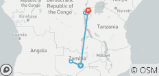  6 Days Kafue National Park (Zambia) and Nyungwe National Park (Rwanda) - 8 destinations 