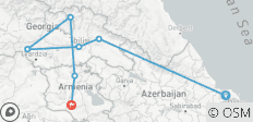  Premium Aserbaidschan, Georgien &amp; Armenien (von Baku bis Yerevan) - 7 Destinationen 