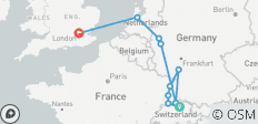  Tulips &amp; the Rhine &amp; London 2027 - 11 Days (10 destinations) - 10 destinations 
