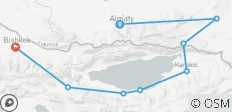  Trésors cachés, circuit de 8 jours au Kazakhstan et au Kirghizstan - 8 destinations 