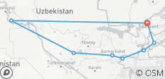  Joyas de la Ruta de la Seda, viaje de 11 días por Uzbekistán y Tayikistán - 8 destinos 