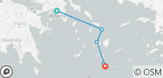  Atenas a Santorini Island Hopping Plus 35 a 45 (35 a 45) - 7 destinos 