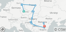  Osteuropa mit Balkan Abenteuer und Transsilvanien Prag → Bukarest 2027) - 16 Destinationen 
