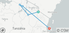  VACACIONES DE 11 DÍAS EN TANZANIA - 5 destinos 