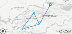  Trekking au lac Sary-Chelek (Bishkek - Bishkek) - 6 destinations 